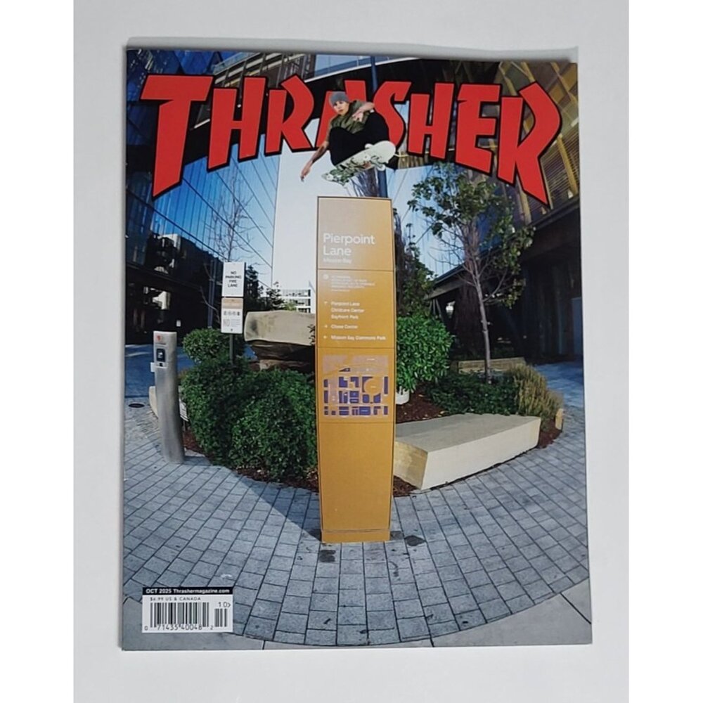 Thrasher Skateboarding Magazine October 2025 Skateboarding Issue